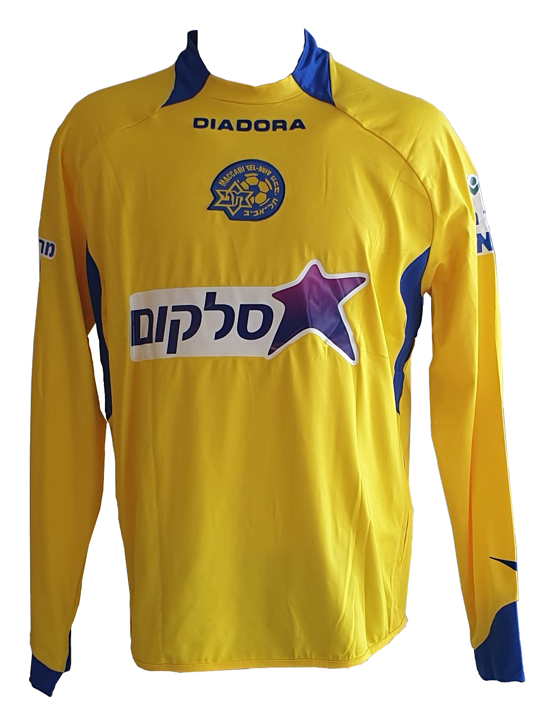 מדים עונת 2007-08 בית ראשי צהובה סלקום.png