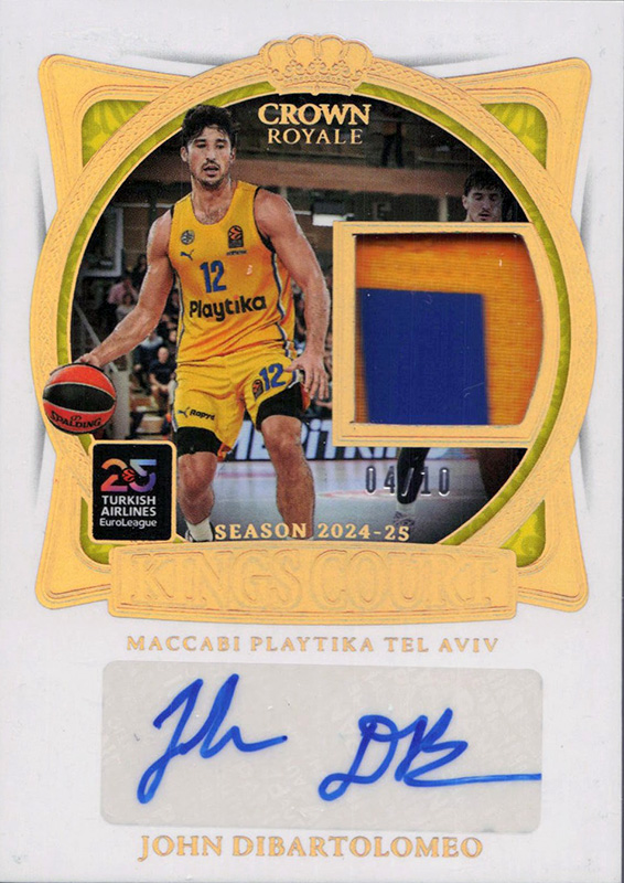Crown Royale 2024-25 - Kings Court Jersy Auto - ג'ון דיברתולומיאו.jpg