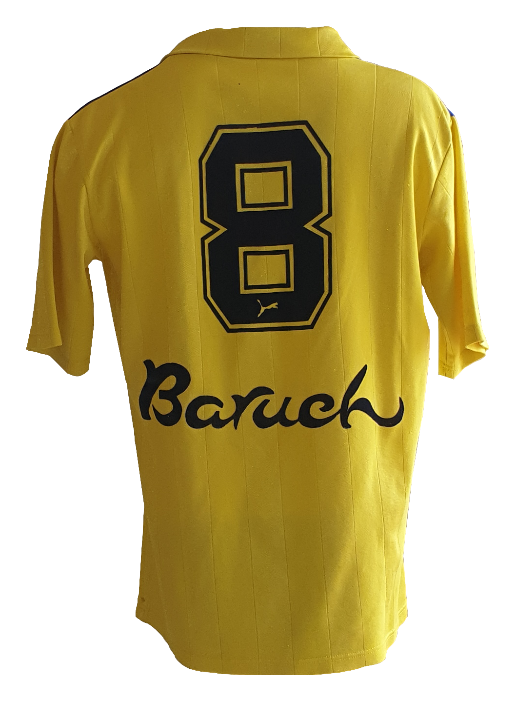 מדים עונת 85-86 בית ראשי צהוב כחול אופנת ברוך מאחורה 8.png