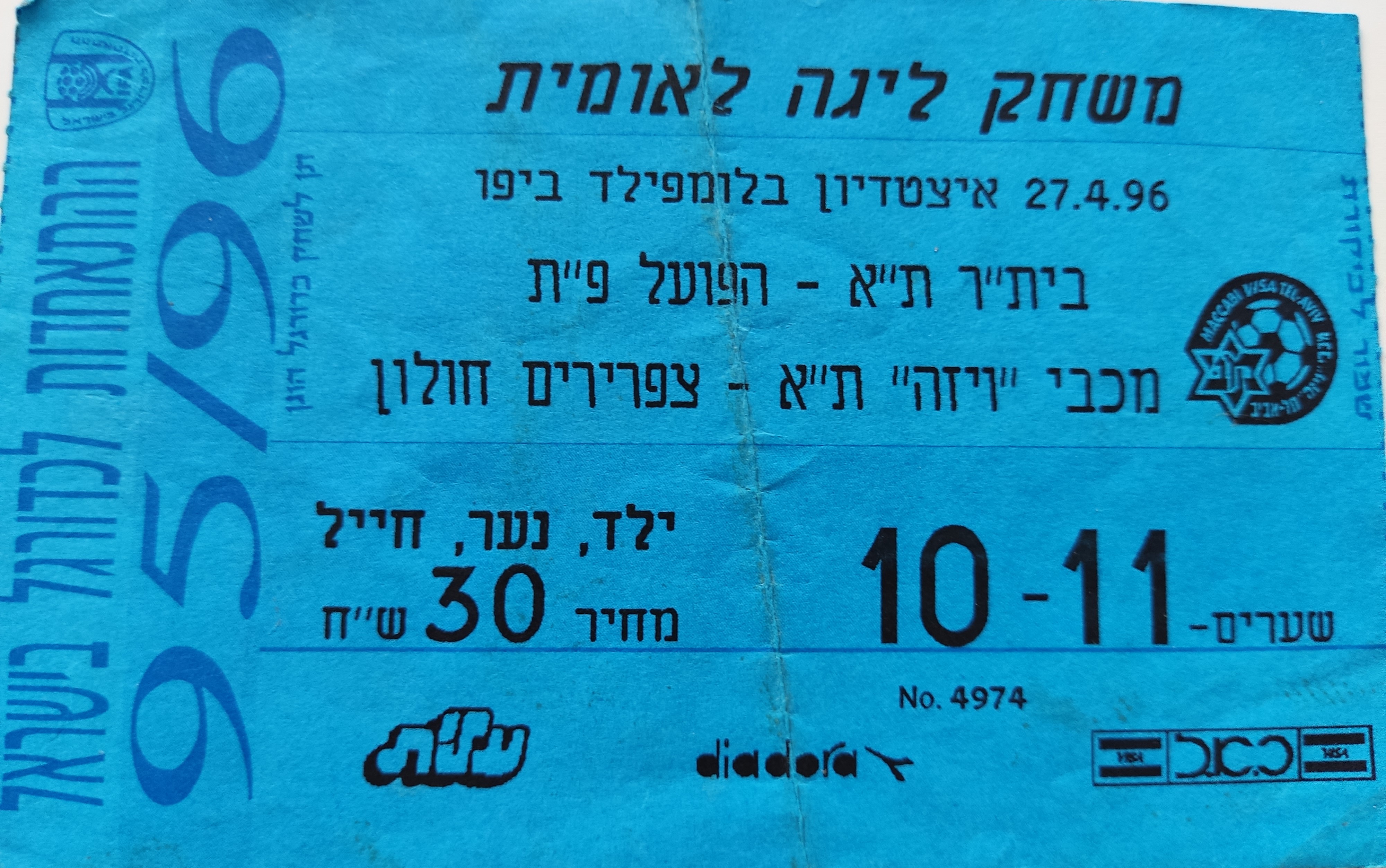 כרטיס משחק 27 באפריל 1996.jpg