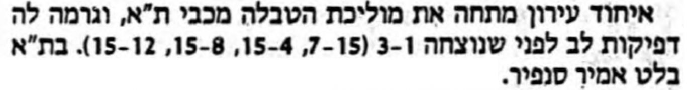 מעריב 01-02-1989 סיקור משחק כדורעף הפועל איחוד עירון (31.01.1989).jpg