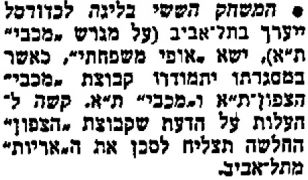 חדשות הספורט 16-03-1955 לקראת משחק כדורסל מכבי צפון תל אביב (19.03.1955).jpg