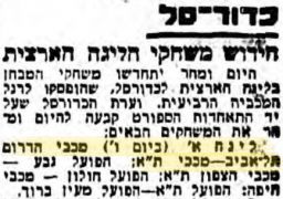 הבקר 06-11-1953 לקראת משחק כדורסל מכבי דרום תל אביב (06.11.1953).jpg