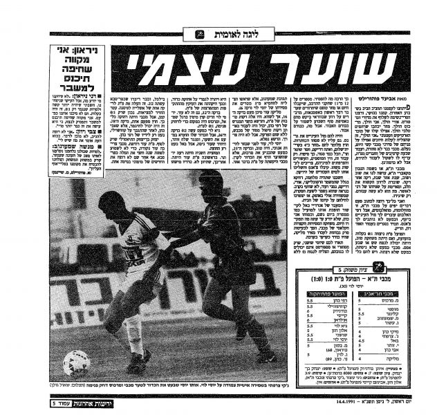 קובץ:הפועל פת 13-04-1991 עיתון1.jpg